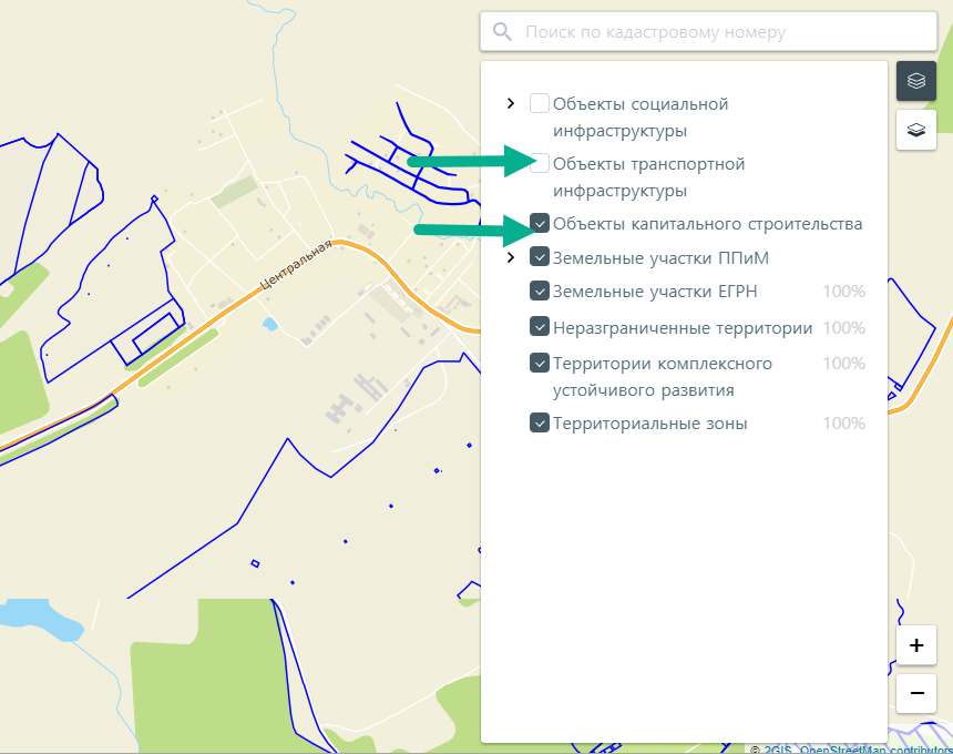 Кадастровая карта поиск по координатам